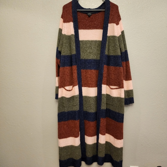 Long Striped Cardigan - Picture 1 of 5